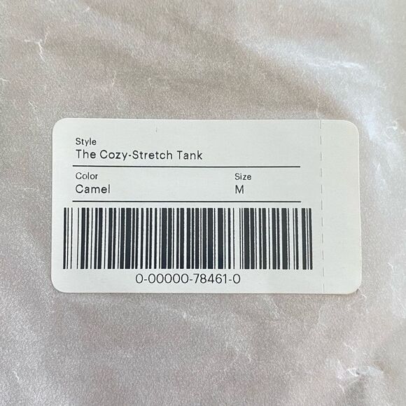 Everlane The Cozy-Stretch Tank In Camel Size Medium Wool Blend NWT - Picture 9 of 9